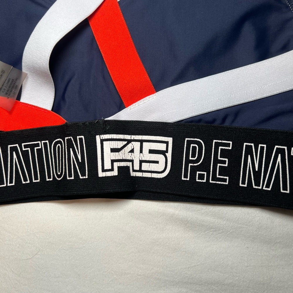 P.E Nation Navy and Red Sports Bra - Picture 6 of 8